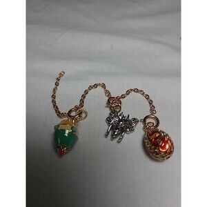 Three Joan Rivers Charms Two Eggs And Bee